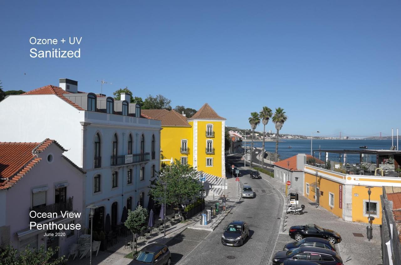 Ocean View Penthouse Apartment Paco de Arcos Exterior photo